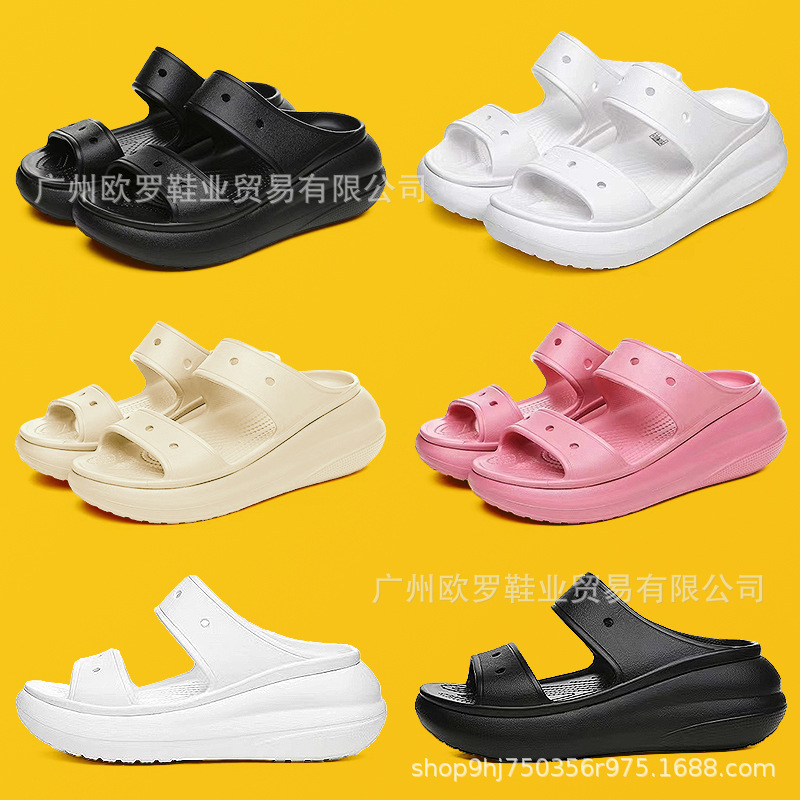 26 New Styles of Puff Double-Strap Clogs for Women, New Summer Thick-Soled Fashion Casual Closed-Toe Sandals, Beach Shoes Wholesale 26 New Styles of Puff Double-Strap Clogs for Women, New Summer Thick-Soled Fashion Casual Closed-Toe Sandals, Beach Shoes Wholesale