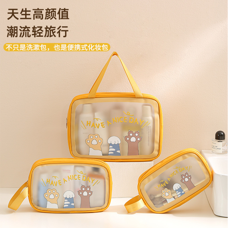 New Style Toiletry Bag Large Capacity Travel Cartoon Cosmetic Bag Portable Toiletries Storage Bag New Style Toiletry Bag Large Capacity Travel Cartoon Cosmetic Bag Portable Toiletries Storage Bag