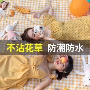 Picnic Mat Outdoor Moisture-Proof Mat Portable Spring Outing Mat Picnic Cloth Ins Style Camping Style Mat Essential Supplies Picnic