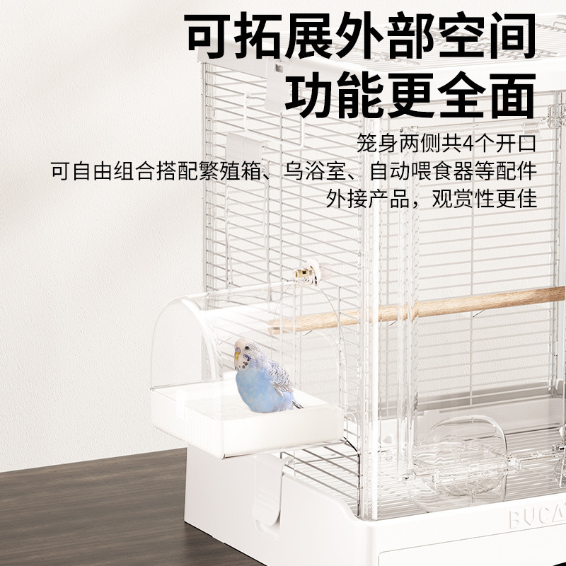 ブカスター バードケージ タイガーピーチ オカメインコケージ 横糸 大型 高級ヴィラ 牡丹鳥ケージ|undefined