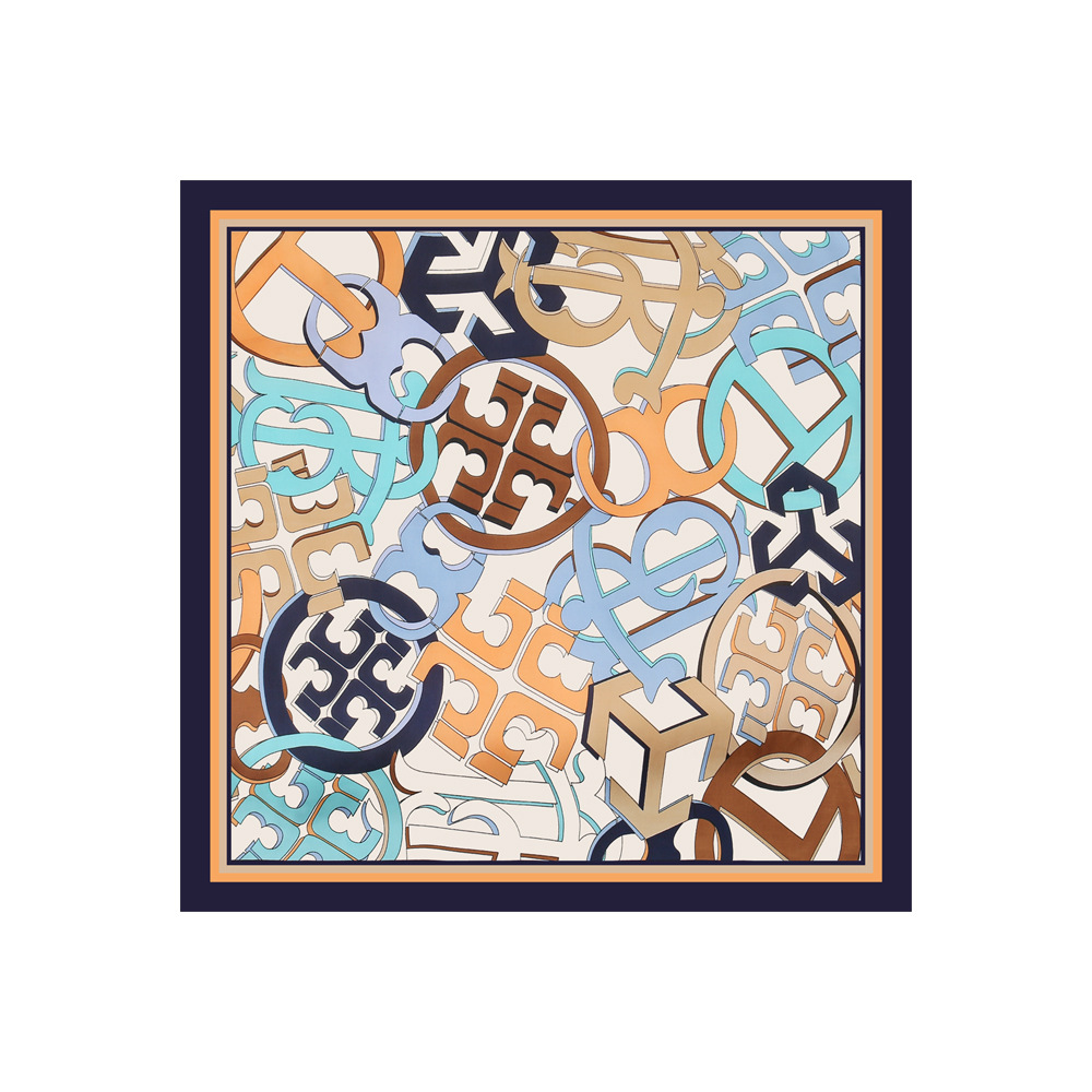 Primavera y otoño nuevo estilo francés bufandas de seda vintage moda bufandas de seda cuadrada versátil 70 cadena de seda simulada bufandas pequeñas damas sensación de alto nivel