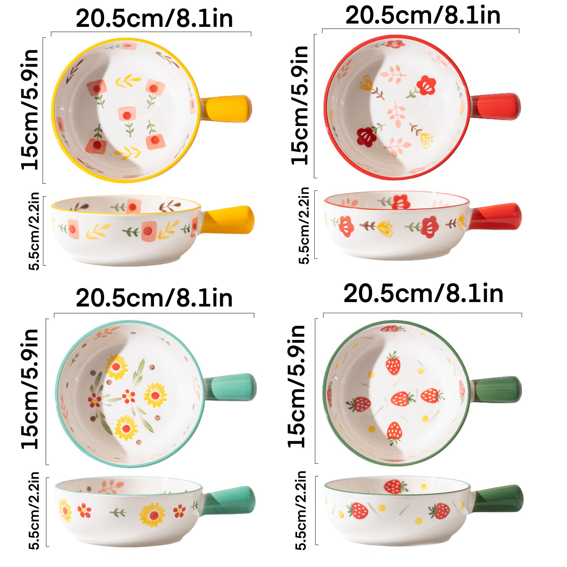 딸기 + 레드 랜턴 + 꽃 리듬 + 생강