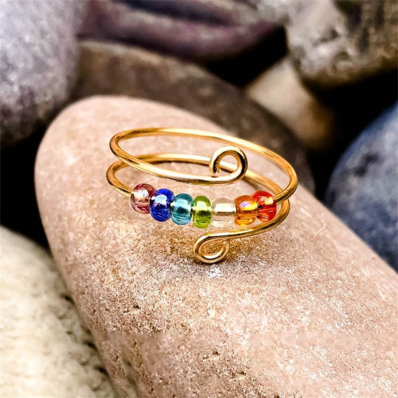 Fashion Geometric Alloy Plating Unisex Open Ring 1 Piece