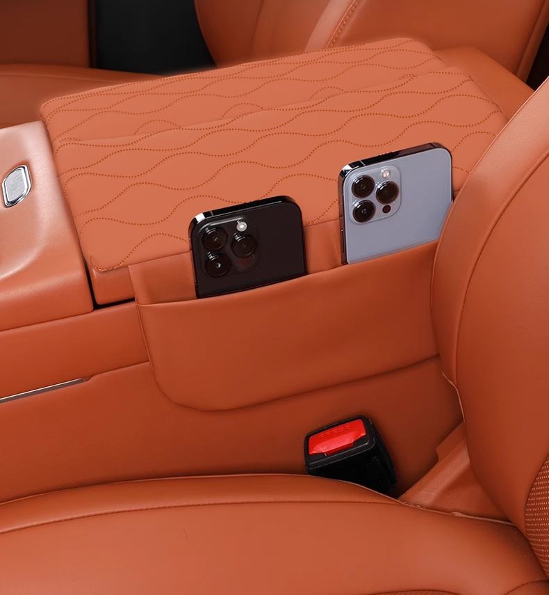 Special Geely Galaxy M9 Armrest Box Pad Protection Leather Cover Gap Storage Box Heightening Pad Interior Accessories Modification