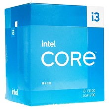适用PC 英特尔Intel 13代 酷睿 i3-13100 盒装/散片 处理器 CPU