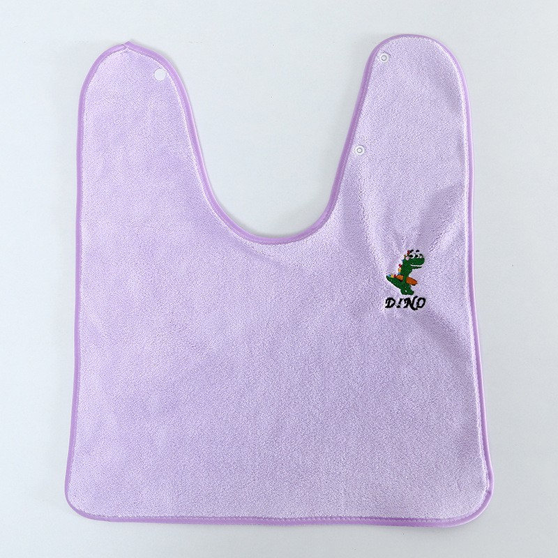 Toalla de lavado para niños absorbente Babero infantil babero del bebé kindergarten comer babero engrosada Toalla de cara
