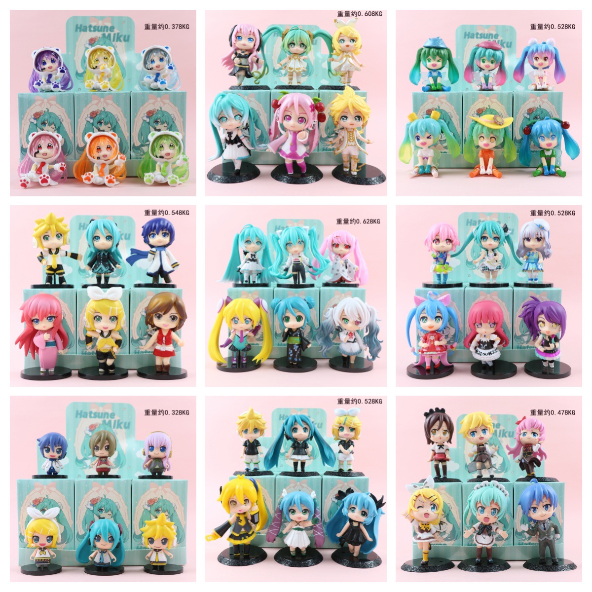Serie de belleza de la serie Q 3 generación 4 generación 6 muñecas de la caja del automóvil de la serie de belleza de la serie Q mano al por mayor