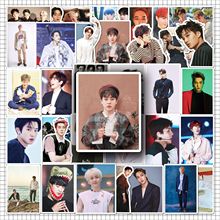 50张EXO贴纸韩国男团歌手明星应援周边防水装饰DIY保温杯文具贴纸