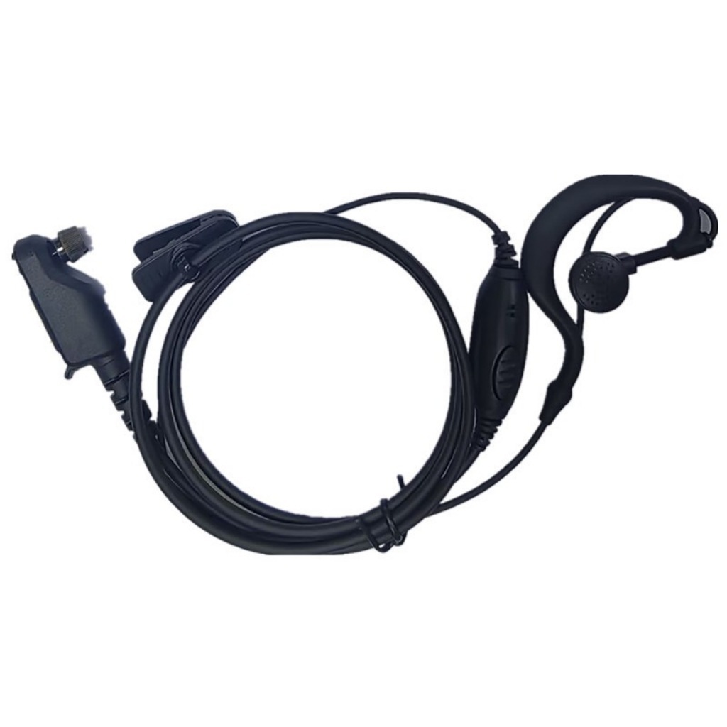 Compatible with Hytera AP510, AP580, BP510, BP560, P50, and P60 walkie-talkies, ear-hook style headphone cable.