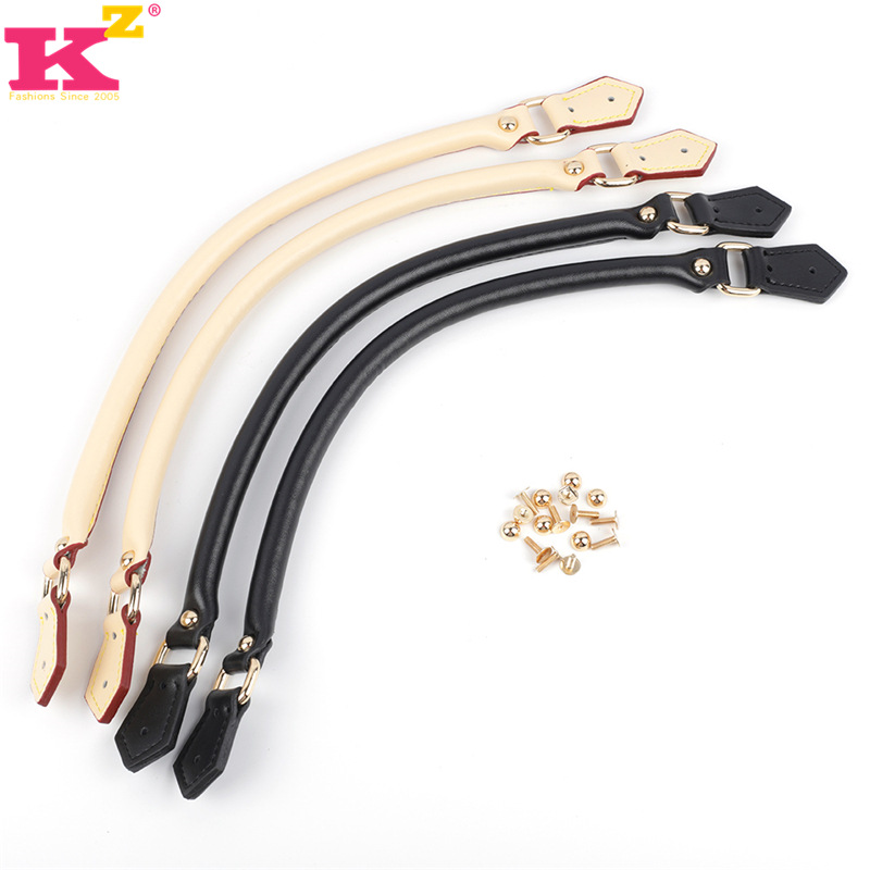 New wholesale paper bag transformation handle accessories women's bag leather accessories handbag belt leather handle belt in stock