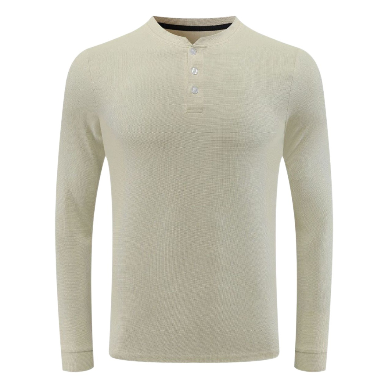 Lulu Otoño e Invierno deportes de los hombres ropa de secado rápido Cuello pequeño running fitness manga larga transfronteriza nueva casual cuello redondo top