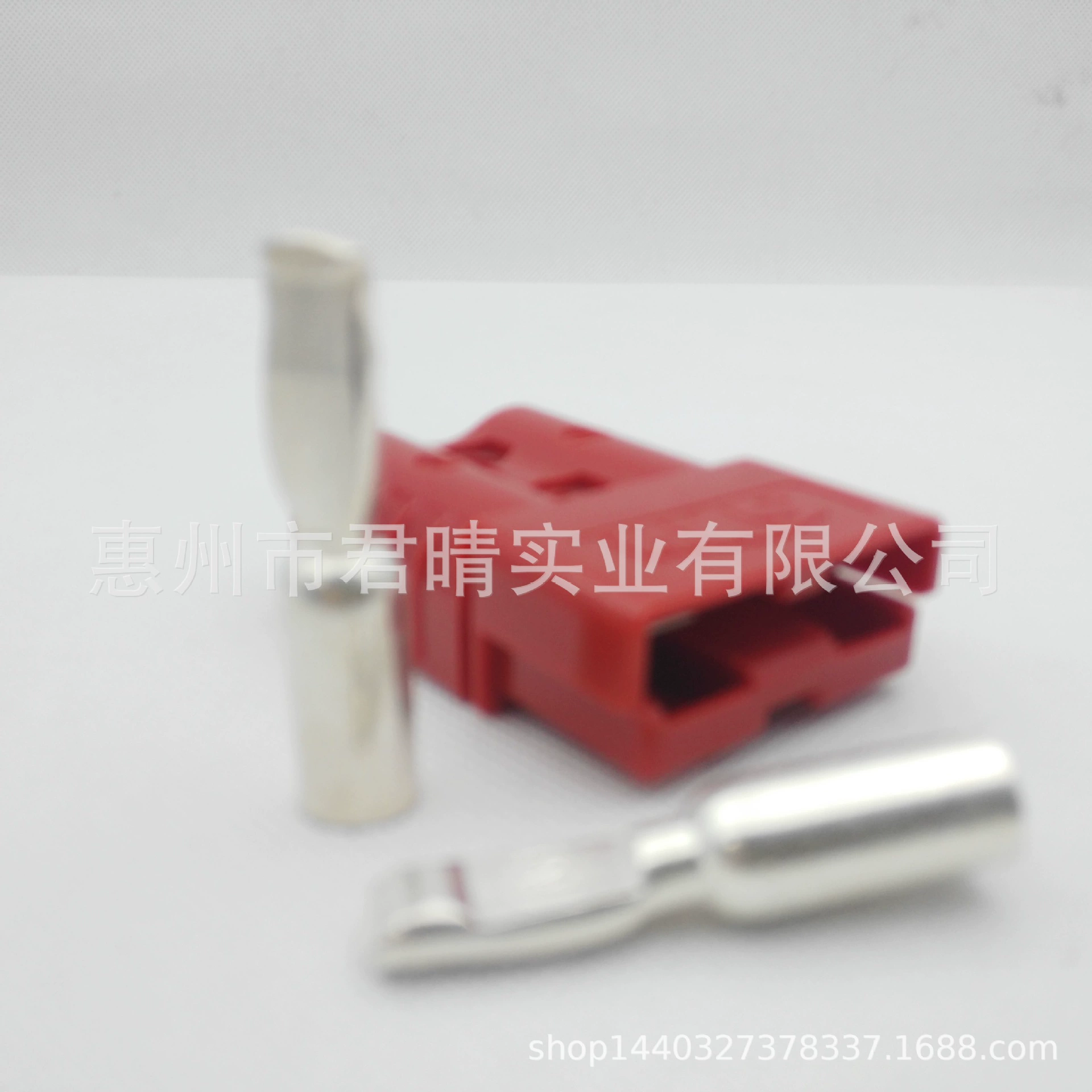 Штепсельная вилка Красного серого сильнотокового соединителя двойника 120А поручая для метельщика сразу поставки электрического