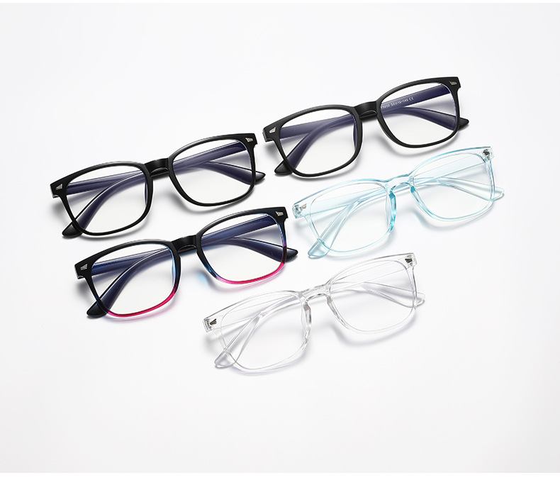 Spectacle Border New Retro rice nail flat lens men and women trend foreign trade cross ...