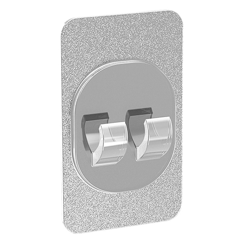 Montado en la pared titular de cepillo de dientes eléctrico de almacenamiento de pasta de dientes ponche de baño libre de la fábrica gancho directo