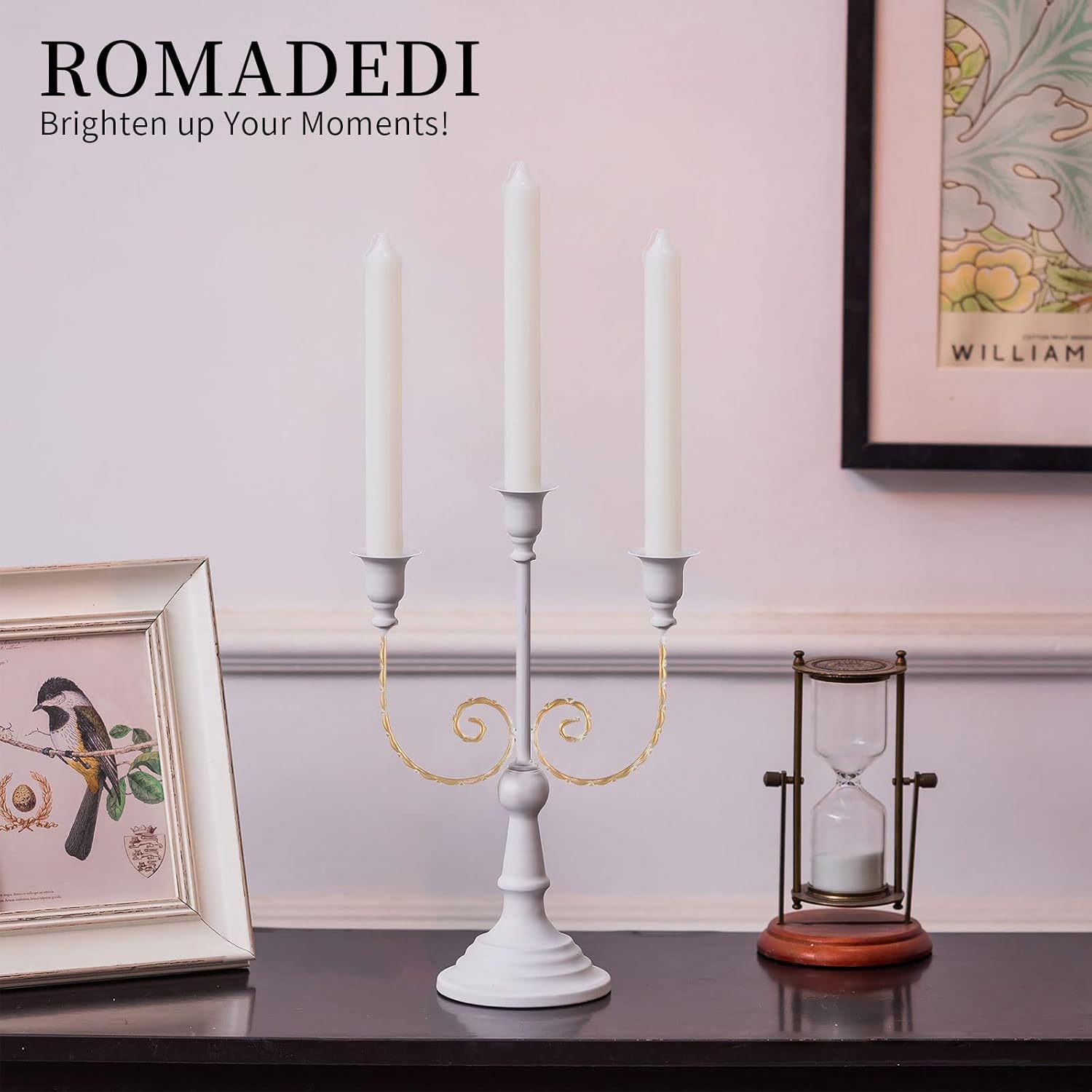 Cruz-Frontera de estilo europeo candelabro de oro boda Día de San Valentín apoyos de mesa decoración de Navidad vela de la Copa titular de la vela de hierro