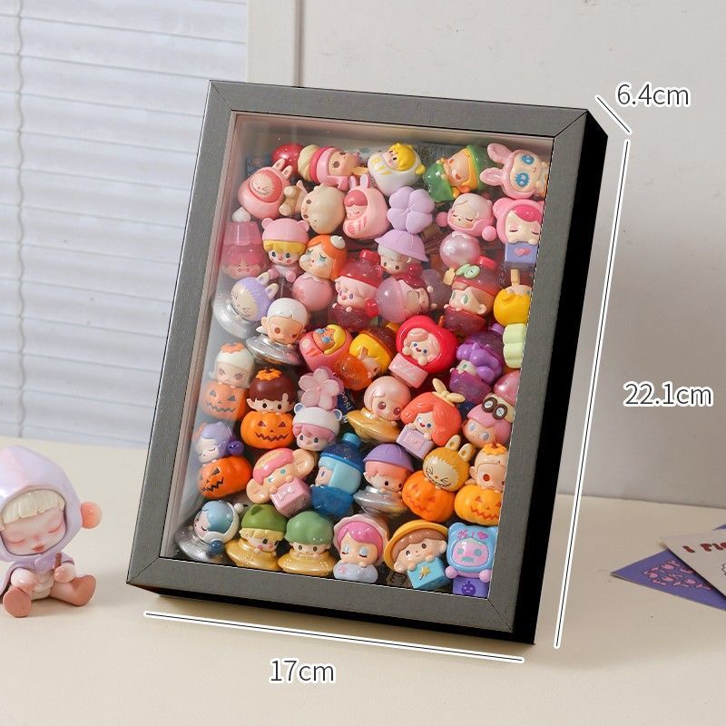 Marco hueco estereoscópico muñeca caja ciega muñeca diy creativa hecha a mano decoración marco de exhibición