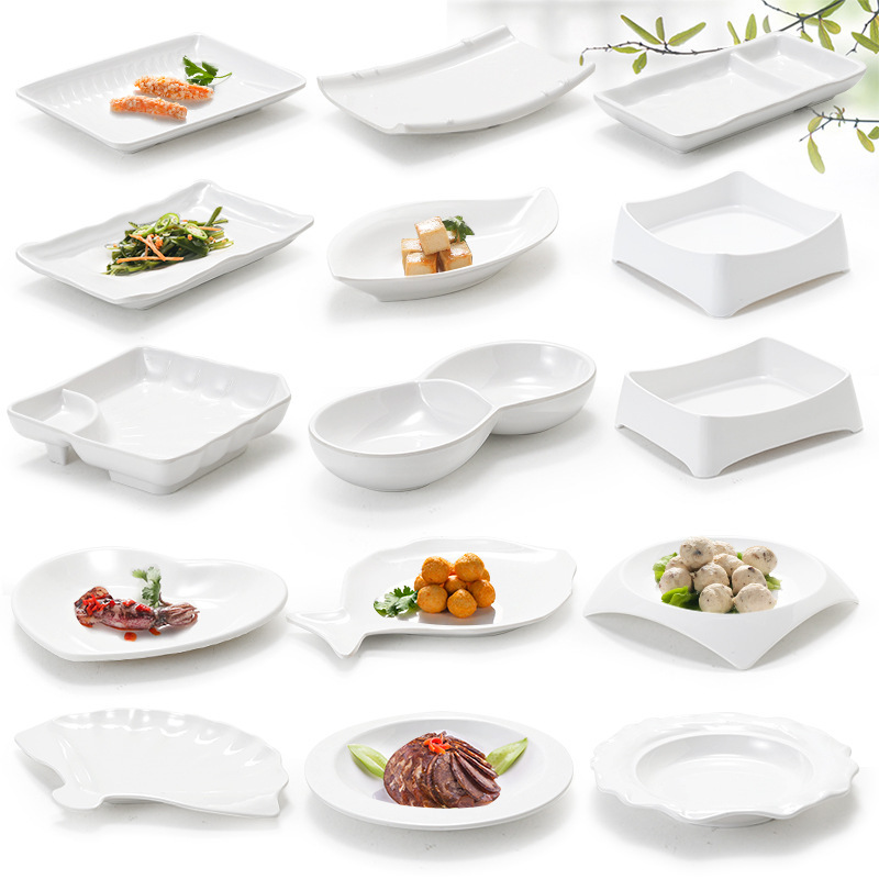 Melamine Plate Restaurant commercial cold dish plate creative personalized dish plastic plate hotel tableware cooking plate plate Melamine Plate Restaurant commercial cold dish plate creative personalized dish plastic plate hotel tableware cooking plate plate