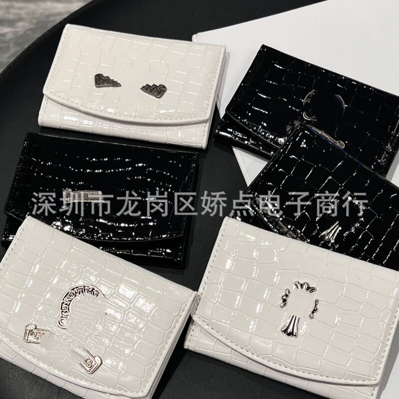 Suitable for Crocodile Pattern Card Double-Sided Universal Leather Case, Practical Functional Card Holder, Luxury Leather Coin Purse, High-End