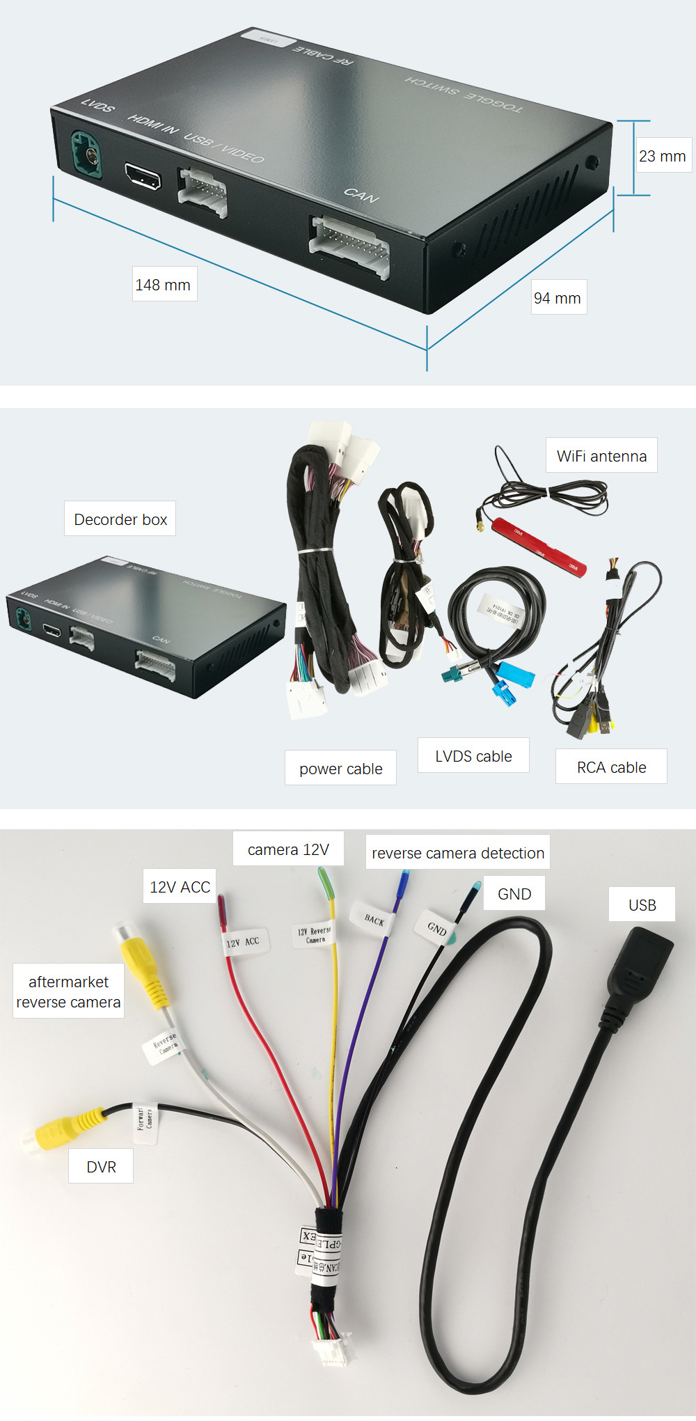 Road Top Car-machine Interconnection Wireless Apple CarPlay Suitable for Lexus Decoder Module Decoder