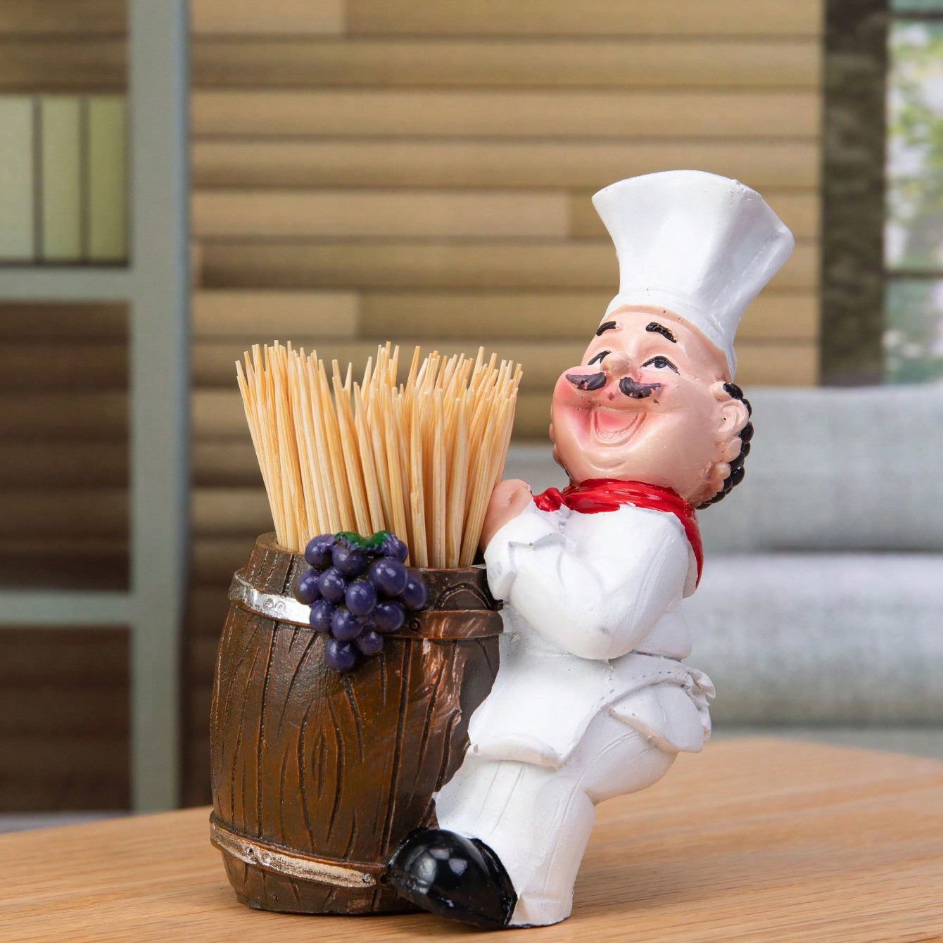 Restaurante Bar Café Decoración del hogar Estilo europeo Retro Creativo Pequeño chef Pastelería Bar Decoración Decoración