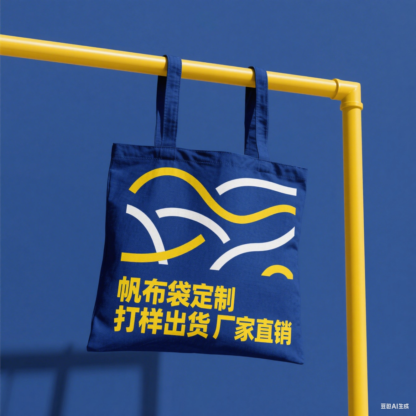 棉布袋批发伴手可爱促销广告卡通空白帆布袋礼品包学覆膜制定logo