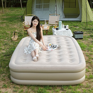Spot Factory Direct Sales Spot Fully Automatic Built-In Inflatable Mattress Outdoor Home Camping Tent with Heightening Single Person
