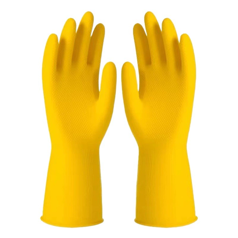 Латексные перчатки из говядины Nanyang, натуральные товары, Бытовая Кухня Nanyang, утолщенная Водонепроницаемая Чистка, латексная резиновая защита для мытья посуды