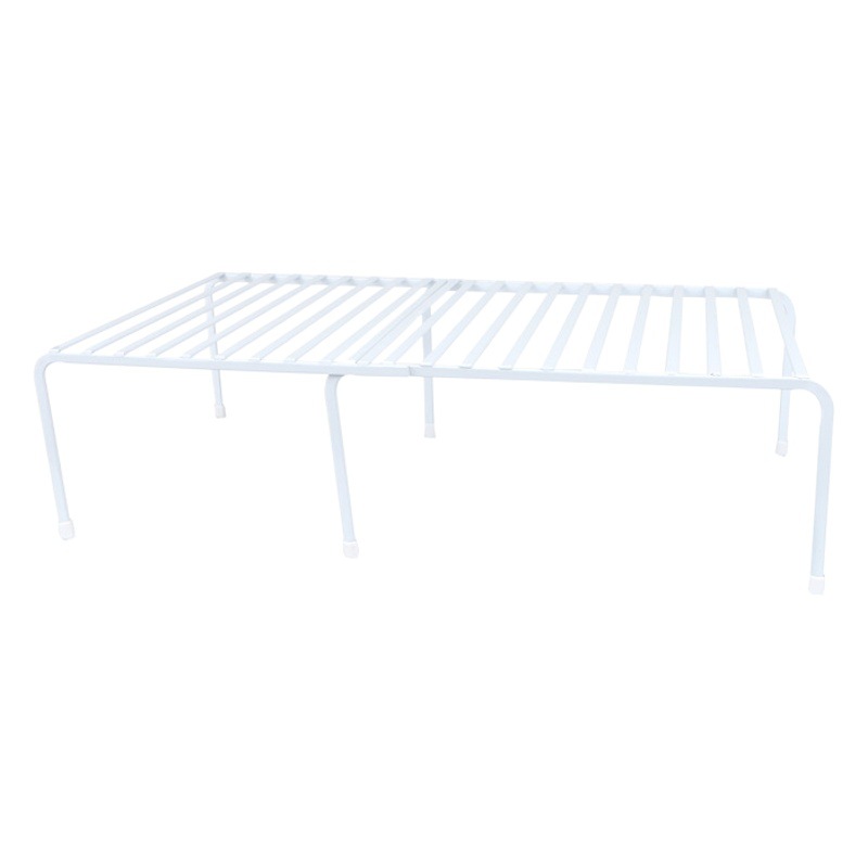 Cocina de hierro estante de almacenamiento Mesa retráctil olla estante gabinete tazón plato estante de almacenamiento estante extendido