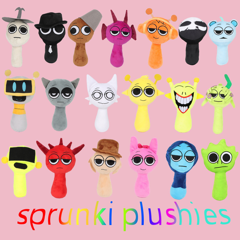 Cross-border New Sprunki Plush Rhythm Box Game Peripheral Plush Toy incredibox Doll