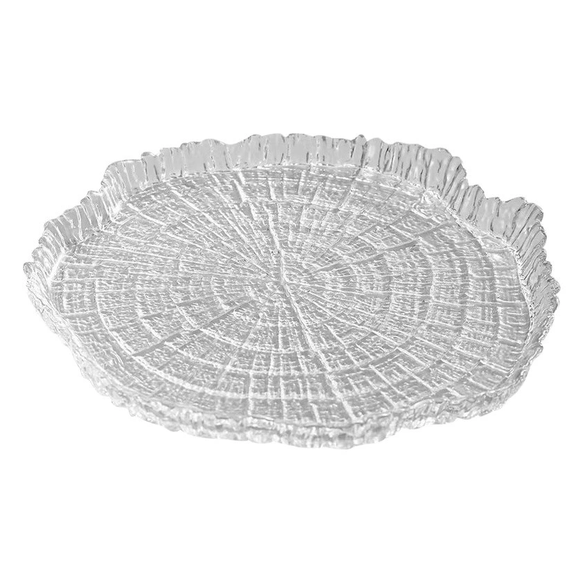 Легкая экстравагантная хрустальная стеклянная тарелка с фруктами для гостиной