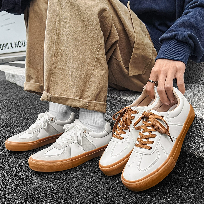 Студенческая обувь, белые туфли, мужские весенние новинки 2024, спортивная женская повседневная обувь для тренировок в стиле ретро, универсальные кроссовки для пар