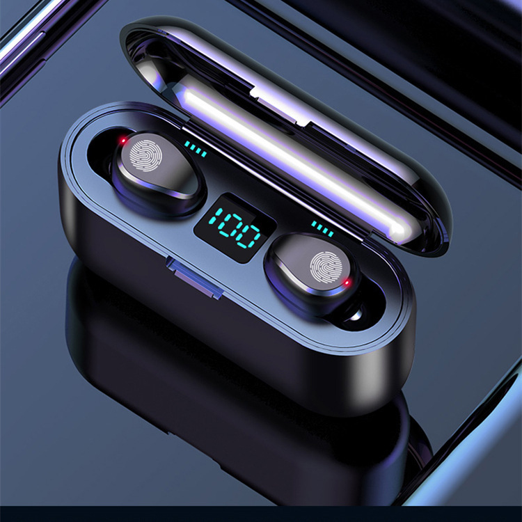 F9 Bluetooth Earphones Wireless In-Ear Noise Cancelling Ultra-Long Battery Life Large Power One-Piece Drop-Shipping Stereo Earbuds F9 Bluetooth Earphones Wireless In-Ear Noise Cancelling Ultra-Long Battery Life Large Power One-Piece Drop-Shipping Stereo Earbuds