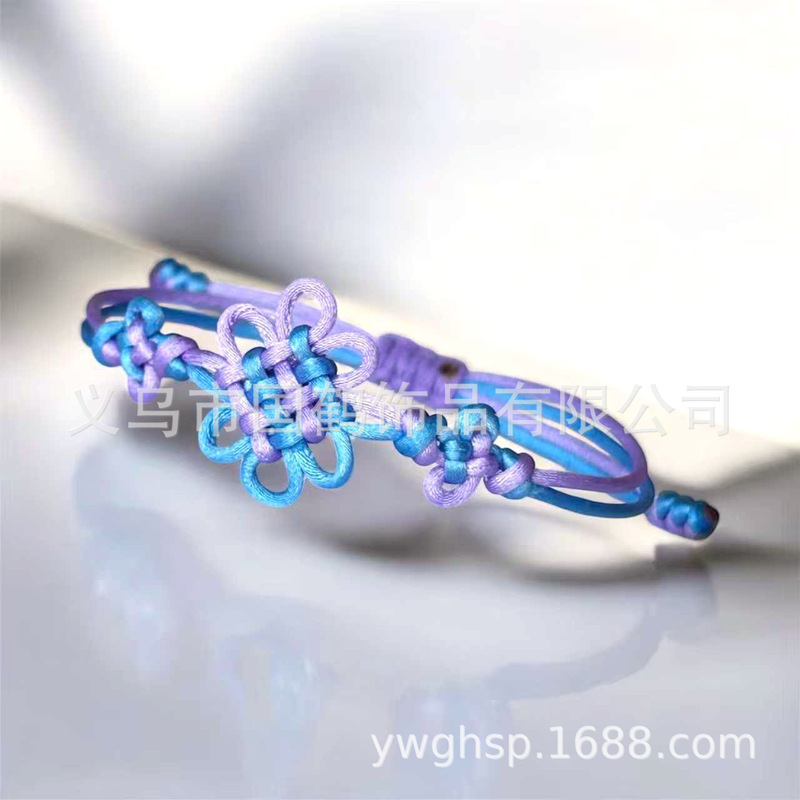新款kopo猎魔女团中国结绳手绳恶魔的猎人手链情侣节日编织手链|undefined