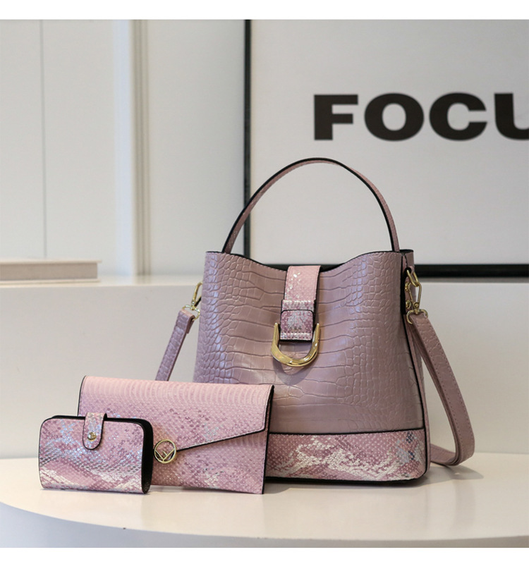 Women's Shoulder Bag And Crossbody Bucket Bag Set For Women_voghion.com
