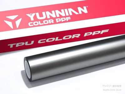 Auto Color Change Film — for cross-border sales - tpu-matte-dark-silver-for-both-dry-and-wet-application-15215m