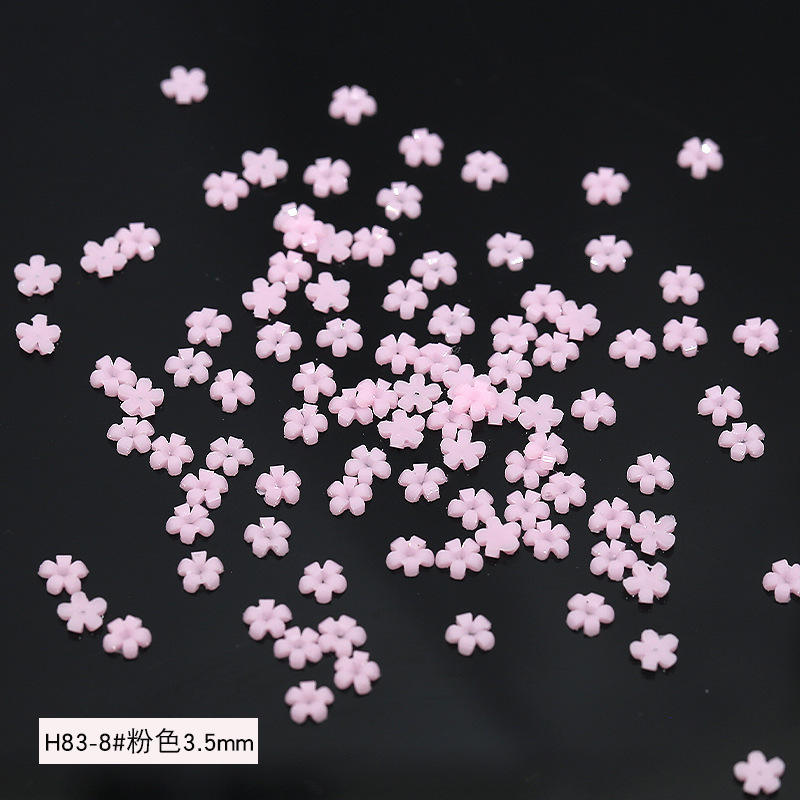 H83-8 # 핑크 3.5mm 100