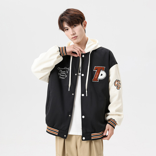 Spring and Autumn Harbor Wind Baseball Jacket for Men and Women, Unisex Casual Top, Stylish Trendy Loose Outerwear