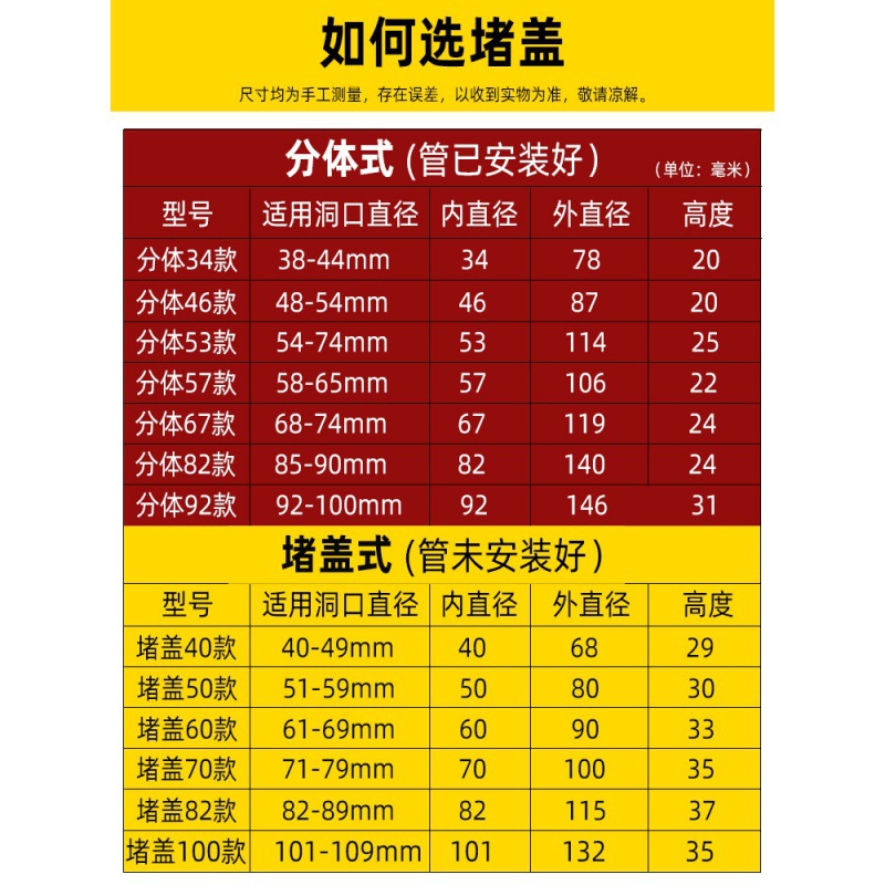 空调孔装饰盖空调洞堵塞器墙体补洞口堵盖遮挡管道封口遮丑盖