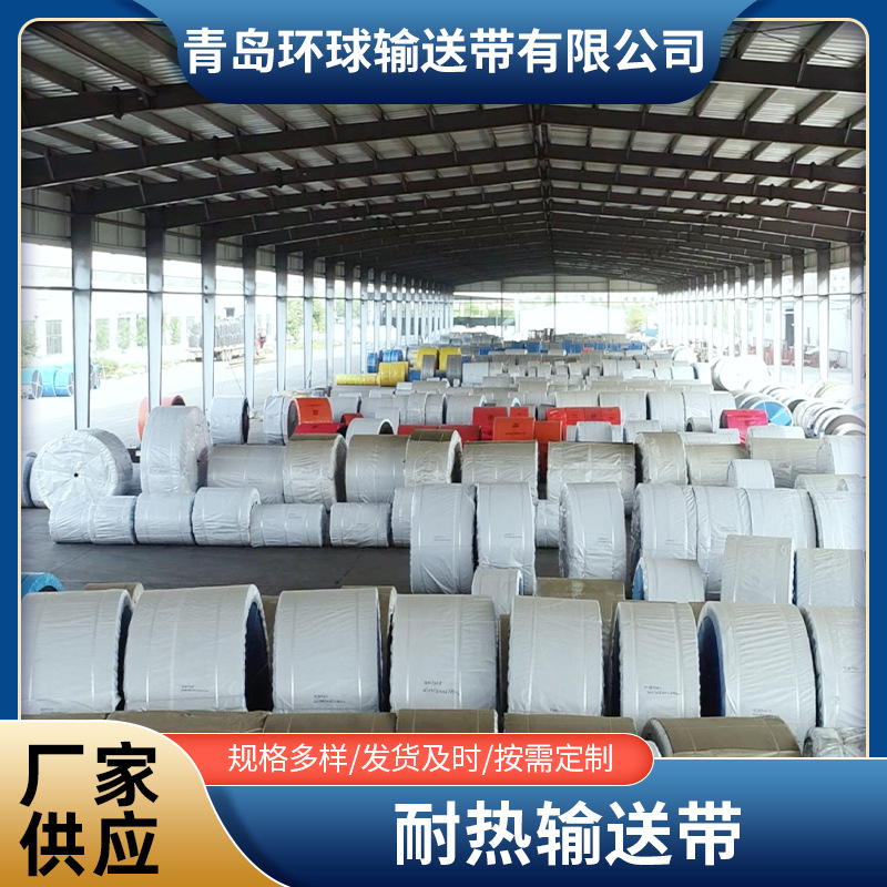 环球 耐热输送带 矿用输送带工业橡胶传送带平板带挡边带皮带