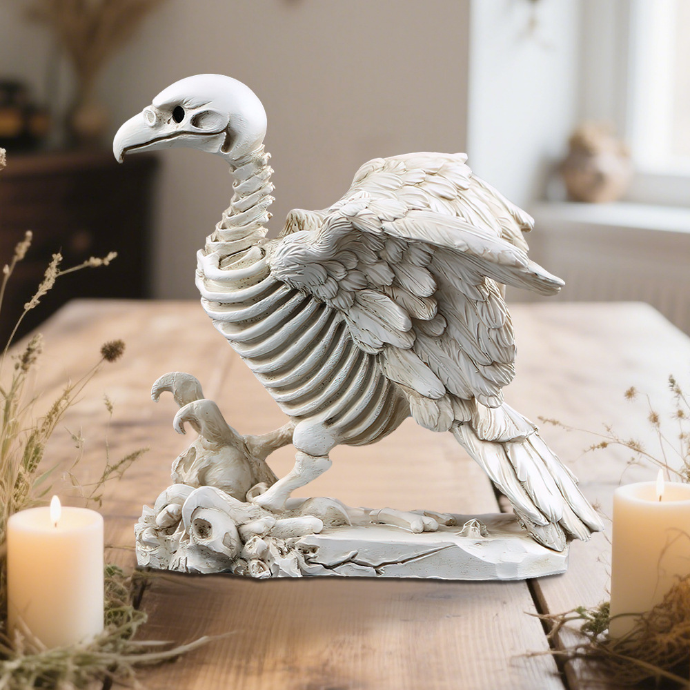  Exclusive for Skeleton Vulture Sea Eagle Sculpture Ornaments Home Festival Atmosphere Animal Specimen Collection Decoration