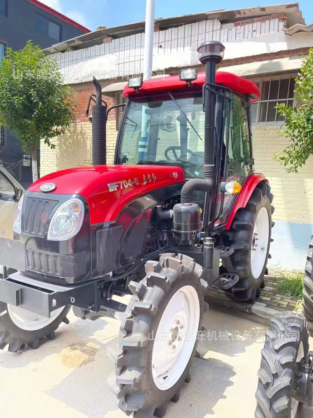 东方红MF704犁地拖拉机 高压共轨变频东方红动力 农用开沟拖拉机
