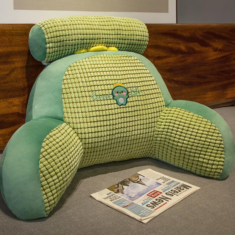 Wool jagung-dinosaurus / Bantal sedang + sandaran kepala (60*45cm liner independen dapat dilepas dan dapat dicuci)