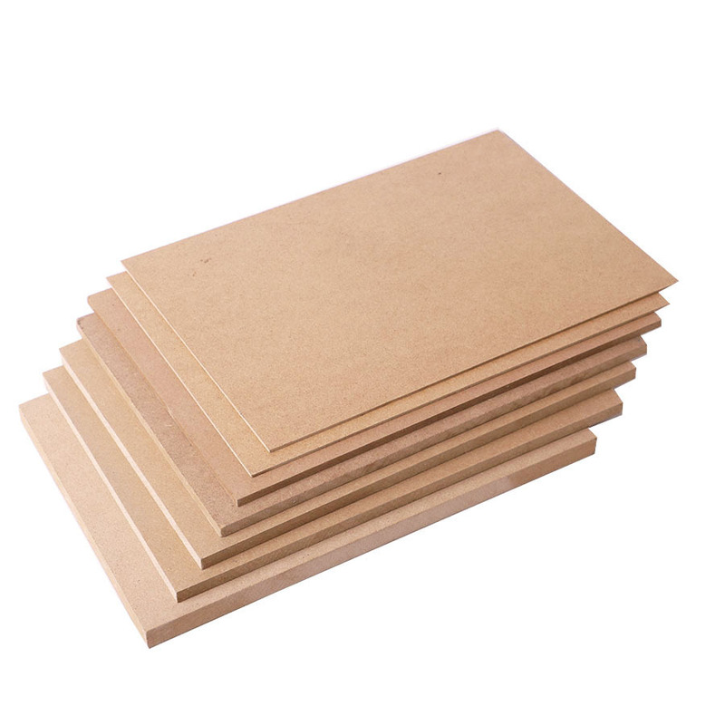 Shandong Linyi medium-high low density E1E2E0P2 compression board fiberboard MDF board density board