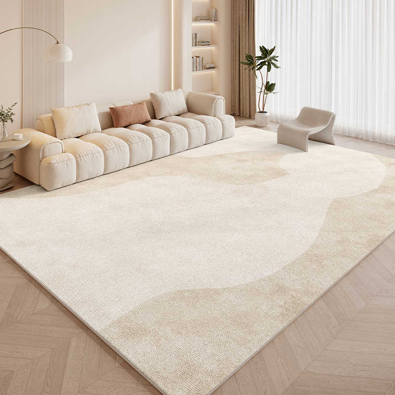 Carpet Living Room New Cream Style Sofa Floor Mat No-Wash Wipeable Bedroom Light Luxury Waterproof Floor Mat Large Area Full Spread Carpet Living Room New Cream Style Sofa Floor Mat No-Wash Wipeable Bedroom Light Luxury Waterproof Floor Mat Large Area Full Spread