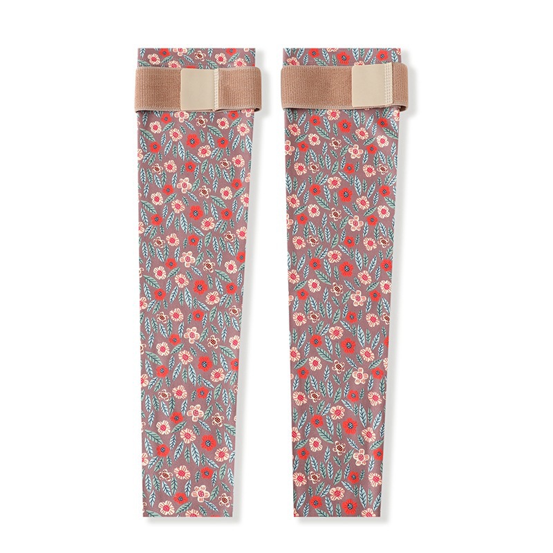 Velvet impresión correa de protector de piernas rodillas anti-deslizante articulaciones de piernas anti-frio para hombres y mujeres mayores calentamiento anti-frio más calcetines image 13
