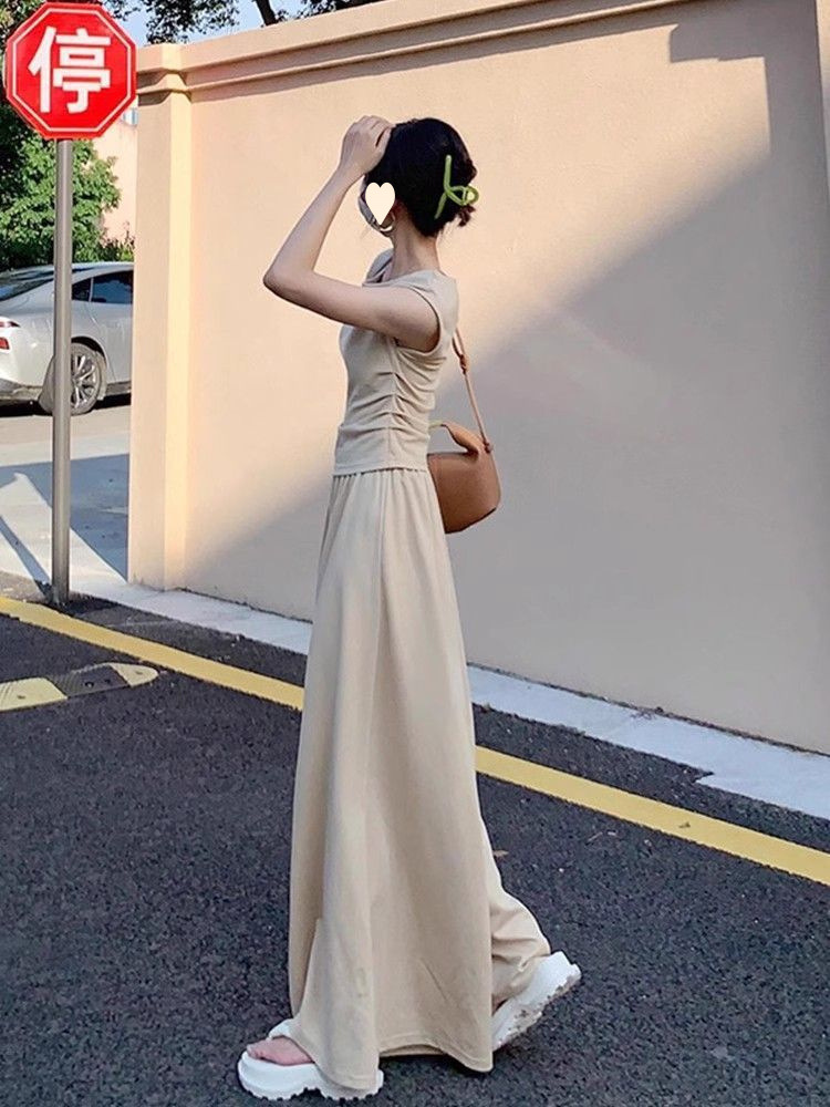 ChicShe Plus Size Tea Outfit For Women New Small Sweet Korean Style Dress Summer Set_voghion.com