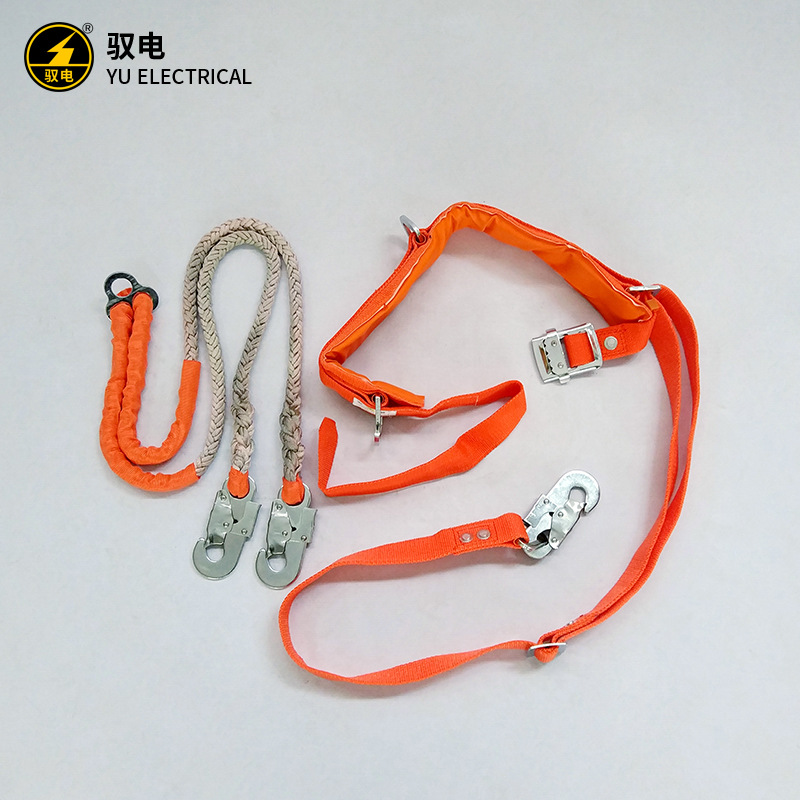 电工安全带 登杆电工带 双保险安全带 二次保护安全带
