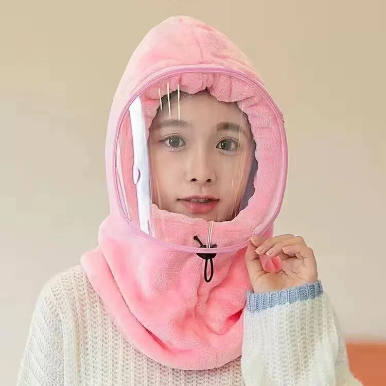 Hat Women's Cycling Cold Air-proof Mask Lei Feng Hat Warm Cotton Hat Neck Integrated Hat Windproof Ear Protection Hat Autumn and Winter Hat Women's Cycling Cold Air-proof Mask Lei Feng Hat Warm Cotton Hat Neck Integrated Hat Windproof Ear Protection Hat Autumn and Winter