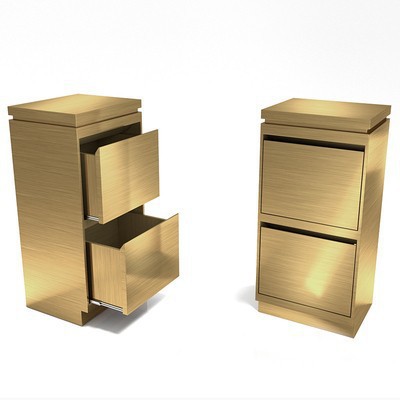 23_1세대 투드로잉 브러시드 스테인레스 스틸 골드-78x30x40cm