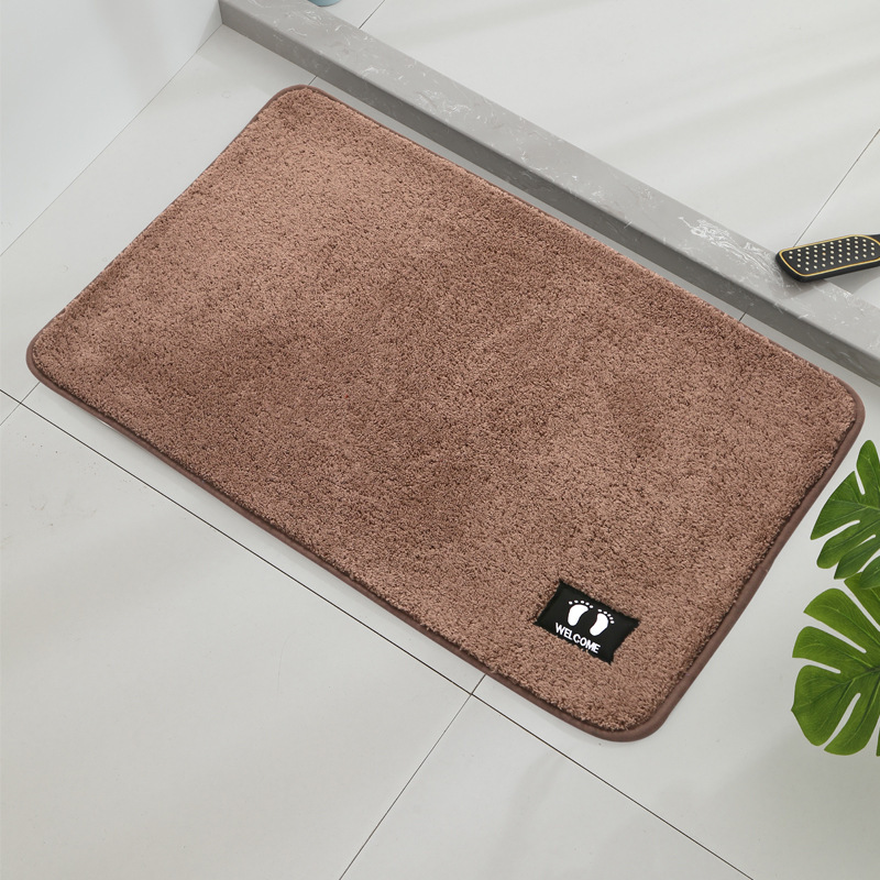 Bathroom Entrance Floor Mat, Water-Absorbent Non-Slip Mat, Bathroom Doorway, Bedroom, Living Room, Kitchen Carpet, Home Entrance Door